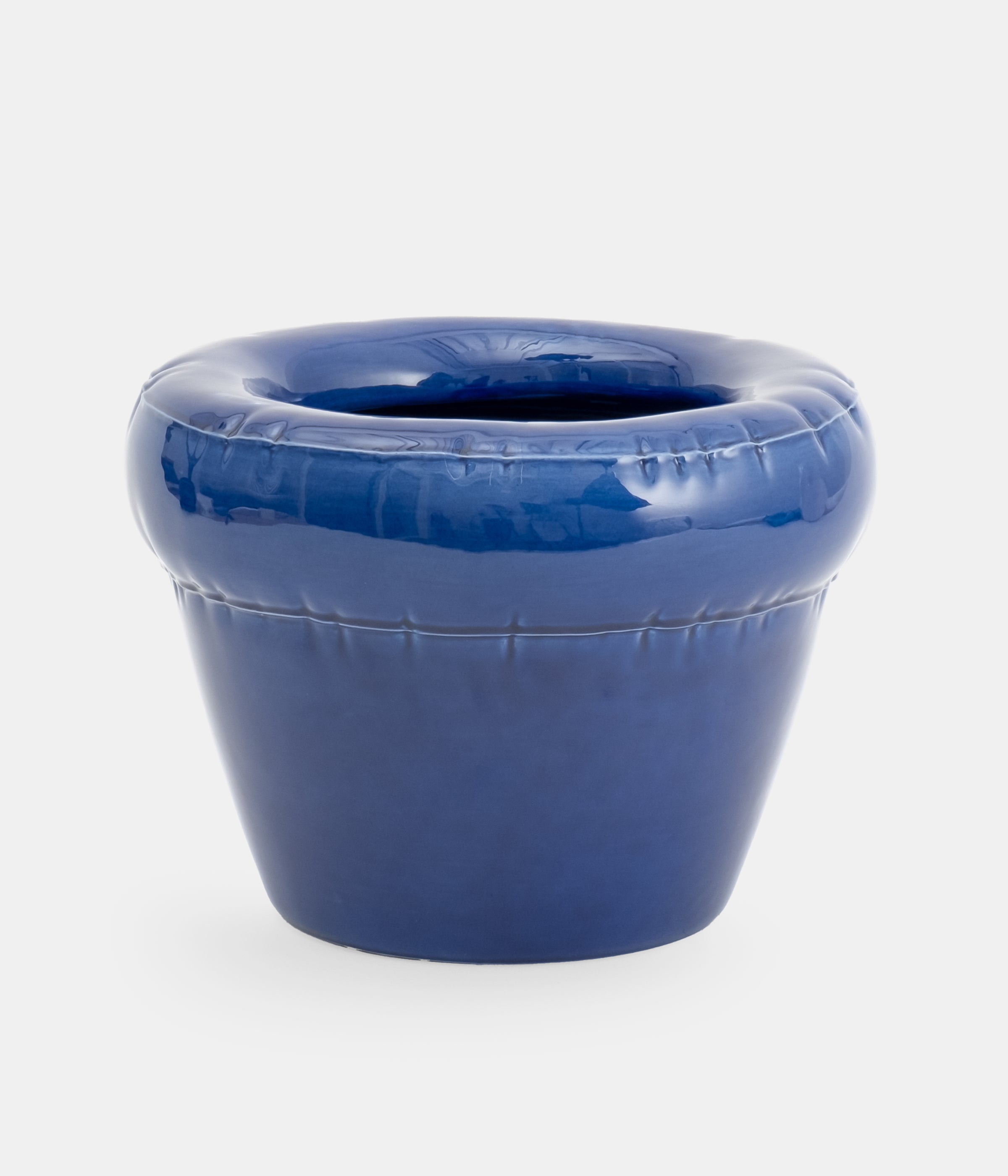 Planter 'PIERRE' Indigo Gloss