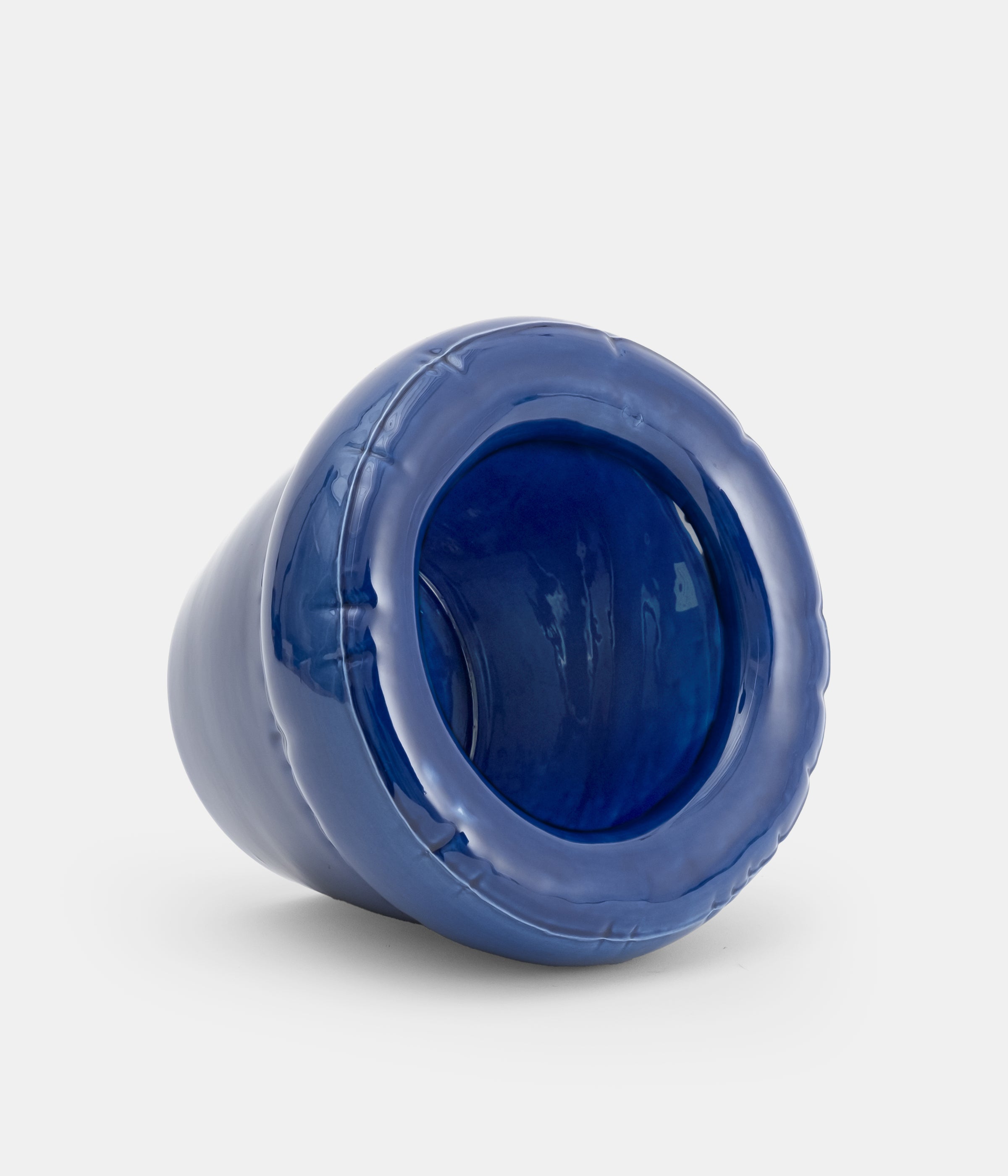 Planter 'PIERRE' Indigo Gloss