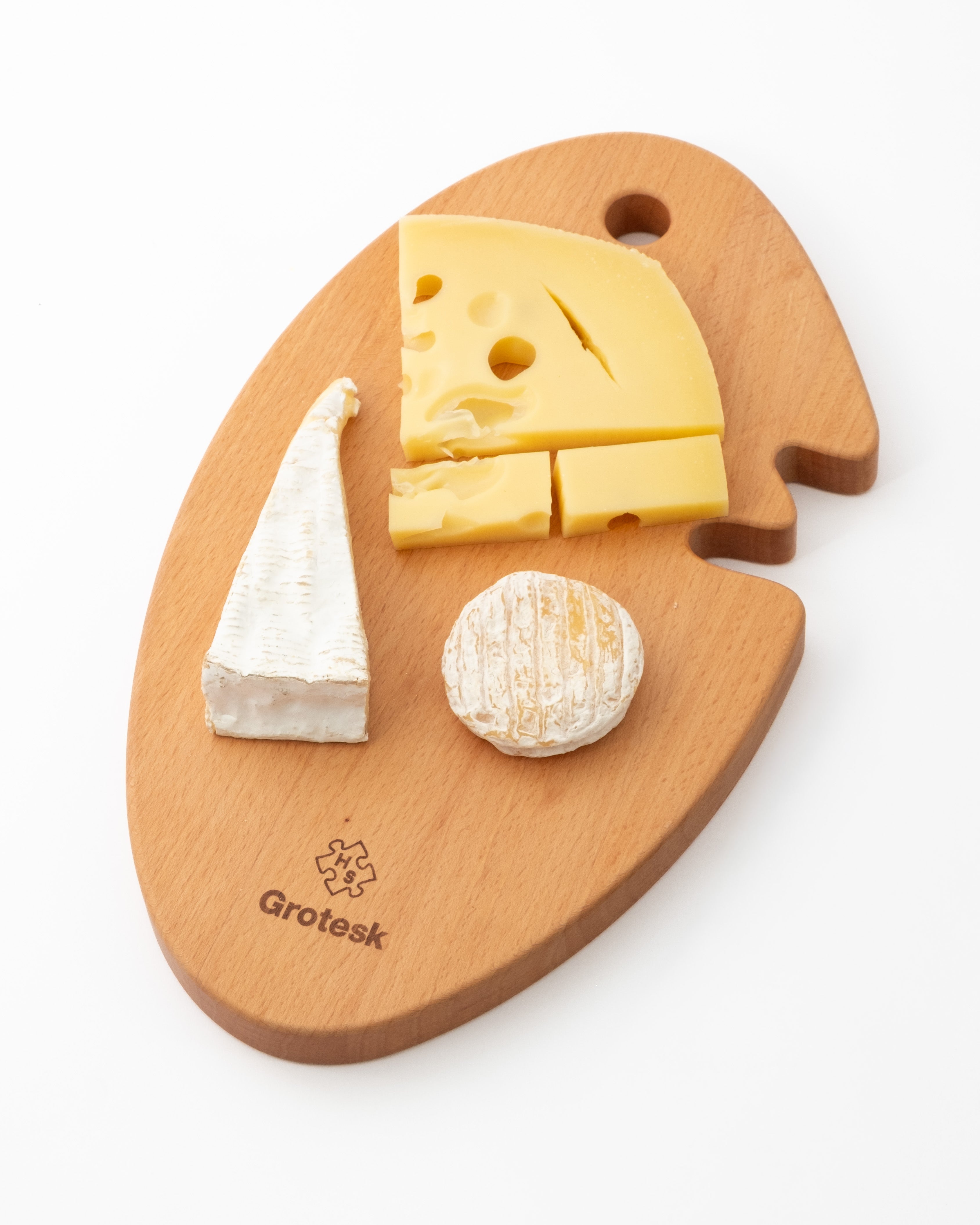 Grotesk 'CHEESE HEAD' Cutting board