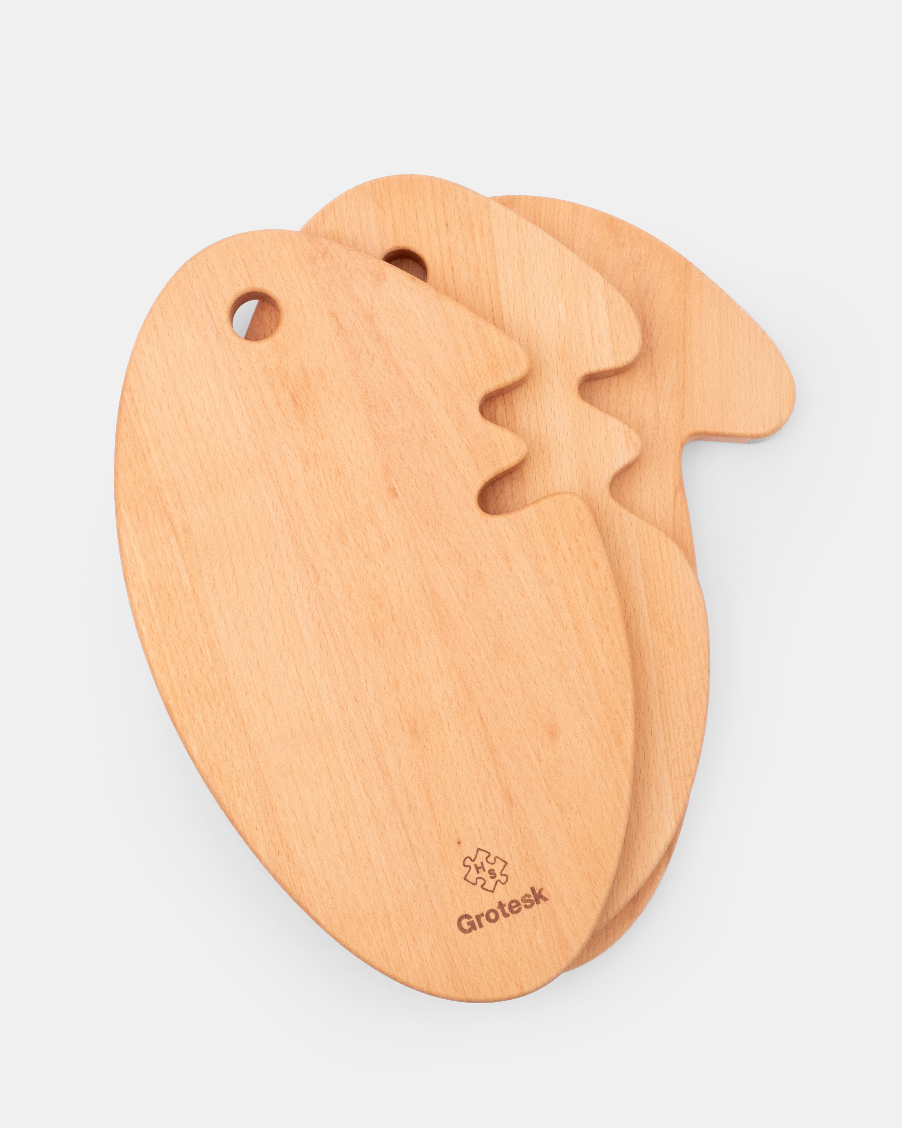Grotesk 'CHEESE HEAD' Cutting board