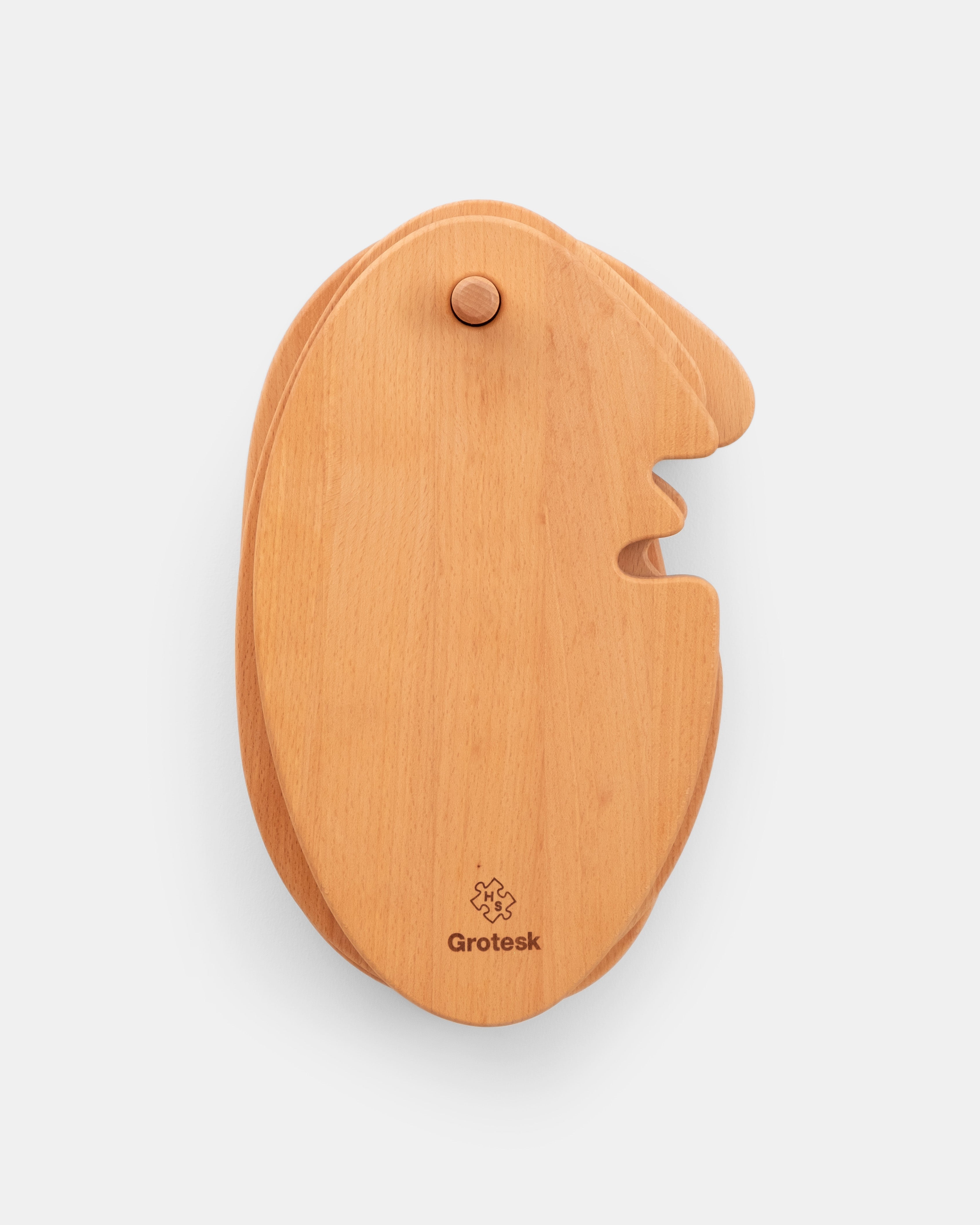 Grotesk 'CHEESE HEAD' Cutting board