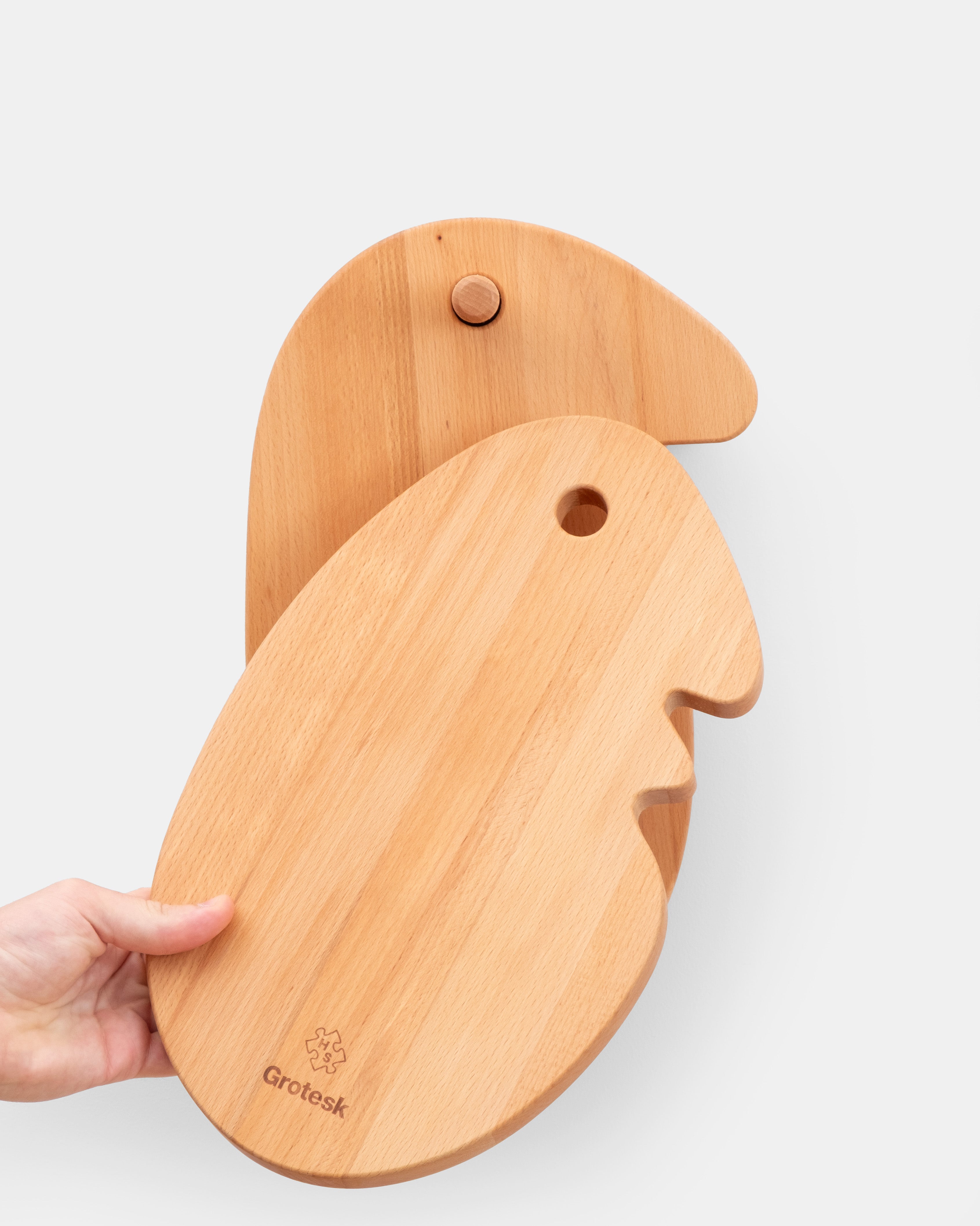Grotesk 'CHEESE HEAD' Cutting board